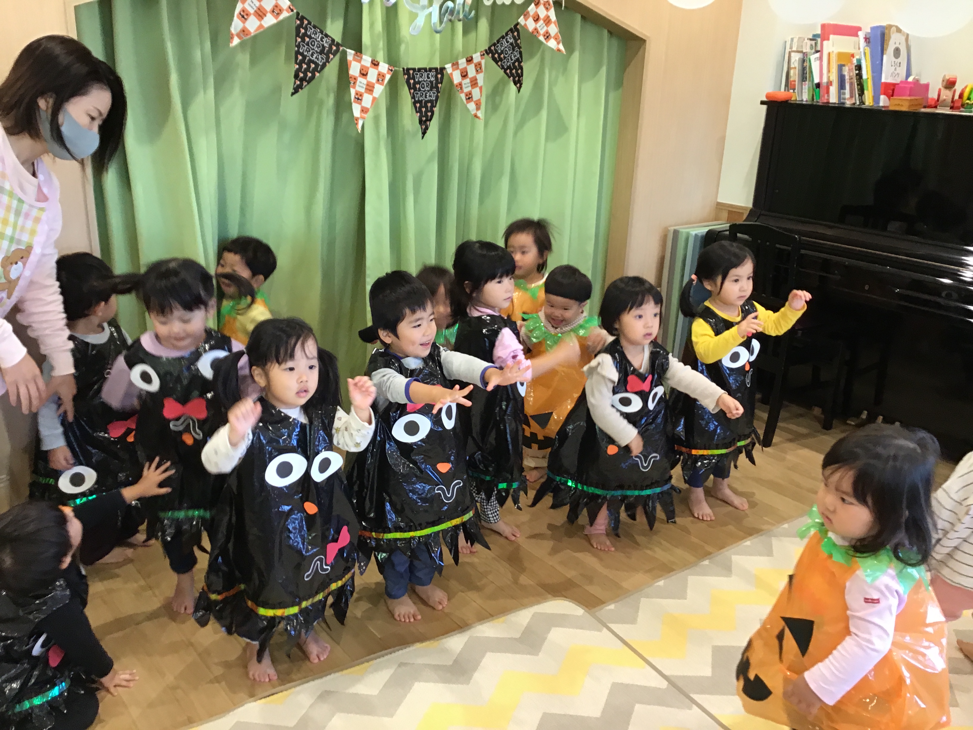 ハロウィンごっこをしました 愛知県稲沢市このめほいくえん